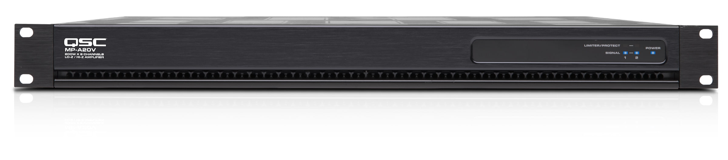 QSC MP-A20V Amplificador Multicanal, 2 canales 200W